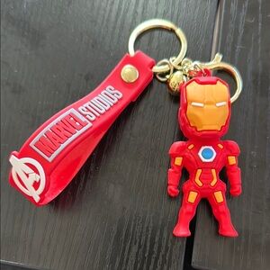Marvel Avengers Iron Man silicone keychain​